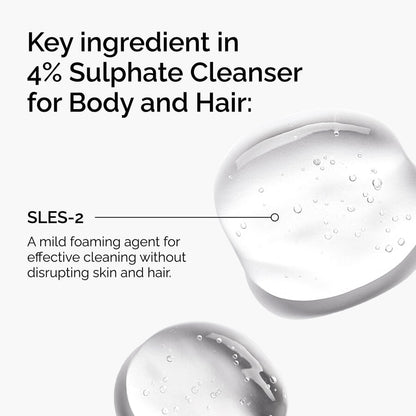Sulphate 4% Cleanser for Body and Hair - US 2804